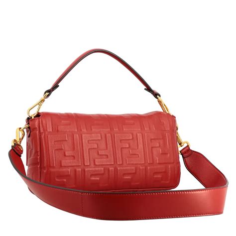 fendi red baguette bag|Fendi baguette for women.